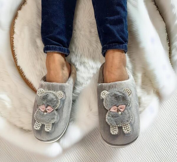 PANTUFLAS OSITO PERLADO - Imagen 2
