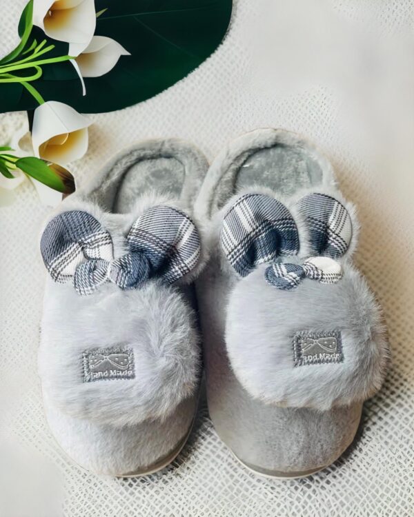 PANTUFLAS CONEJITAS OREJAS MOÑITO - Imagen 2