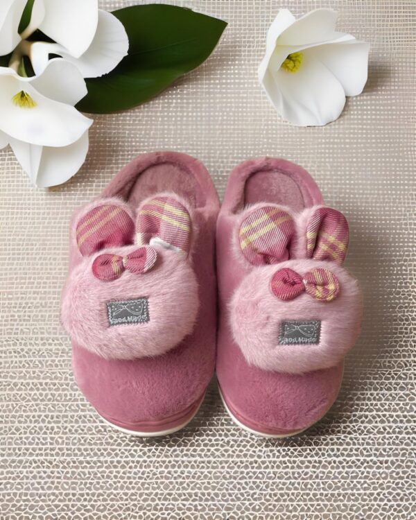 PANTUFLAS CONEJITAS OREJAS MOÑITO