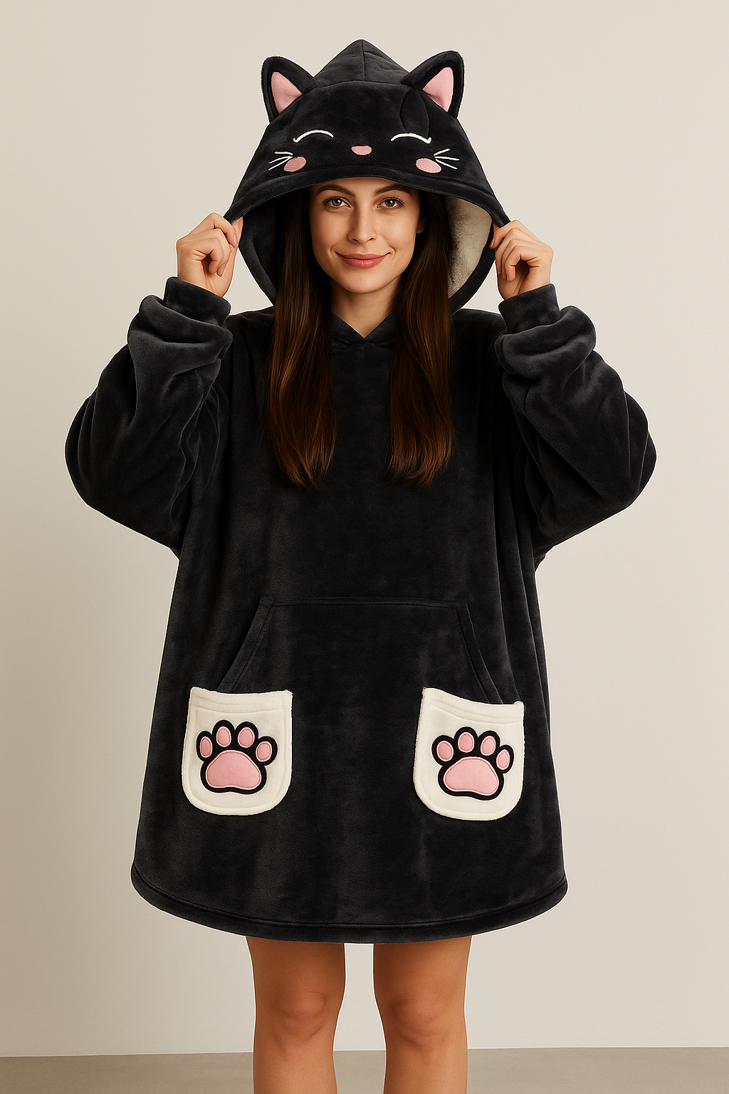 Maxisaco Gaticos Capucha