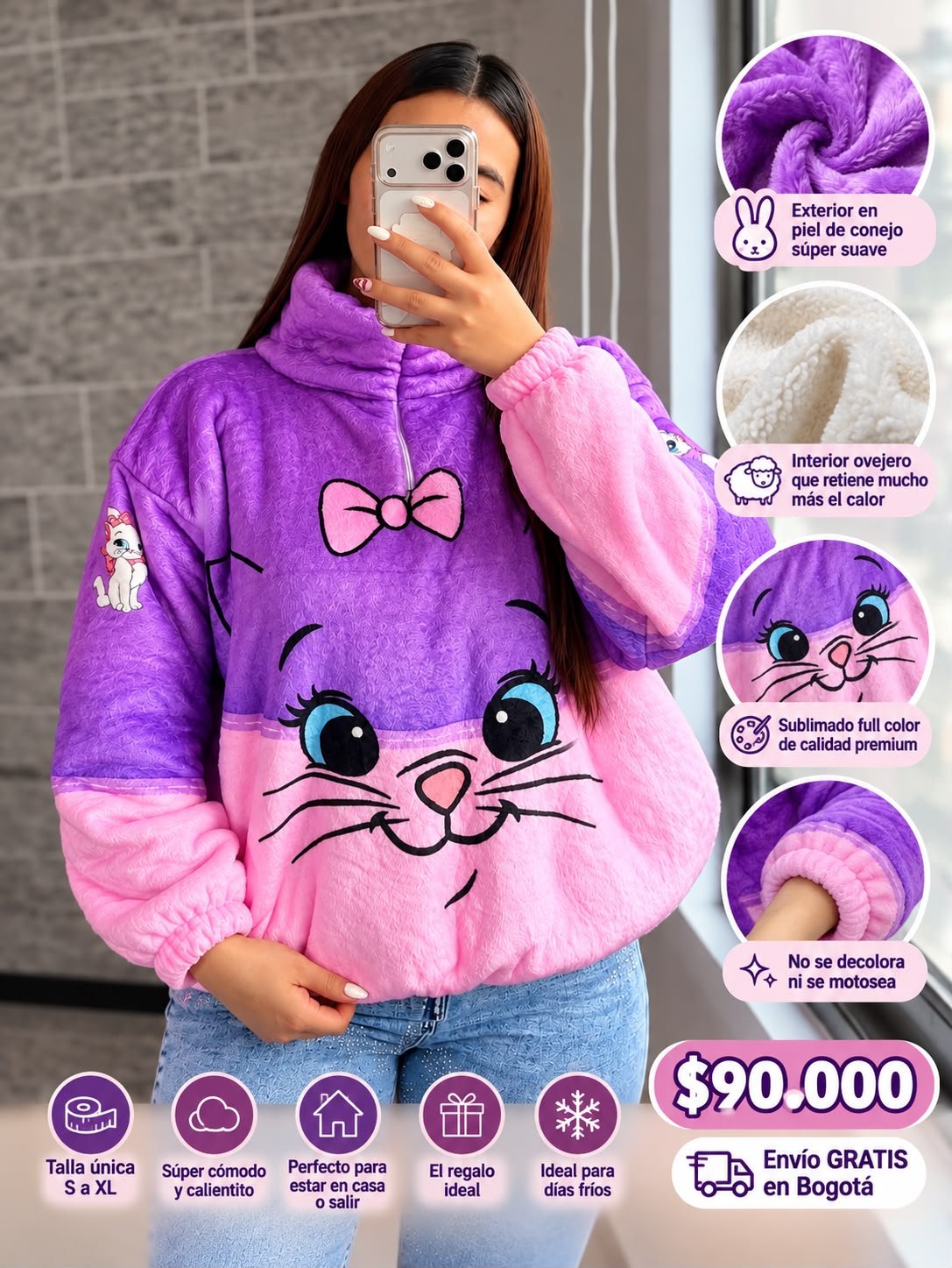 Saco Térmico para Mujer – Gatica - Imagen 4