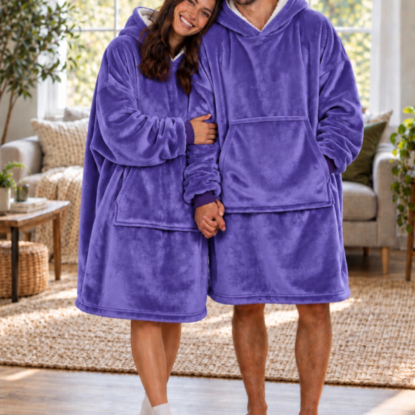 MaxiSaco Morado – Buzo Cobija Unisex