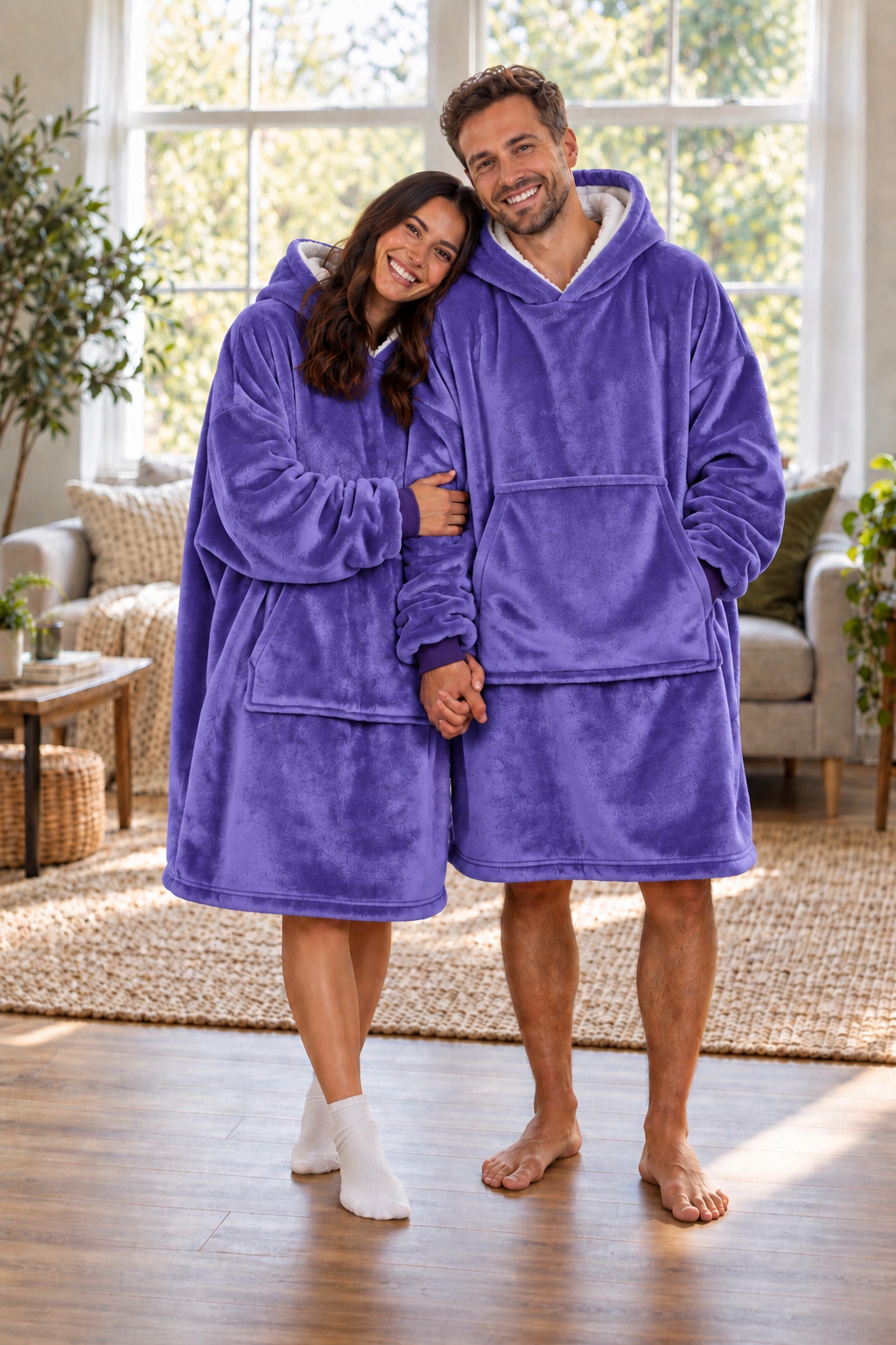 MaxiSaco Morado – Buzo Cobija Unisex